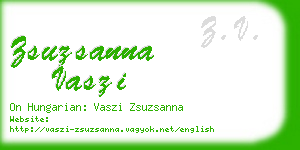 zsuzsanna vaszi business card